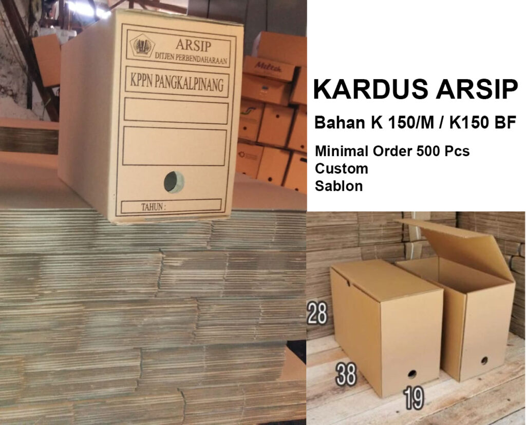 12 kardus arsip