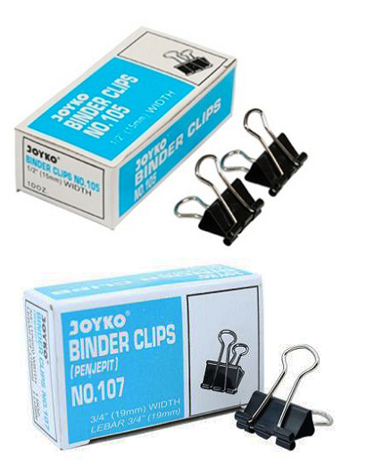 binder clip 105 107
