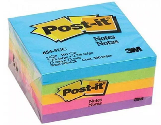 kertas post it 654 3m warna warni